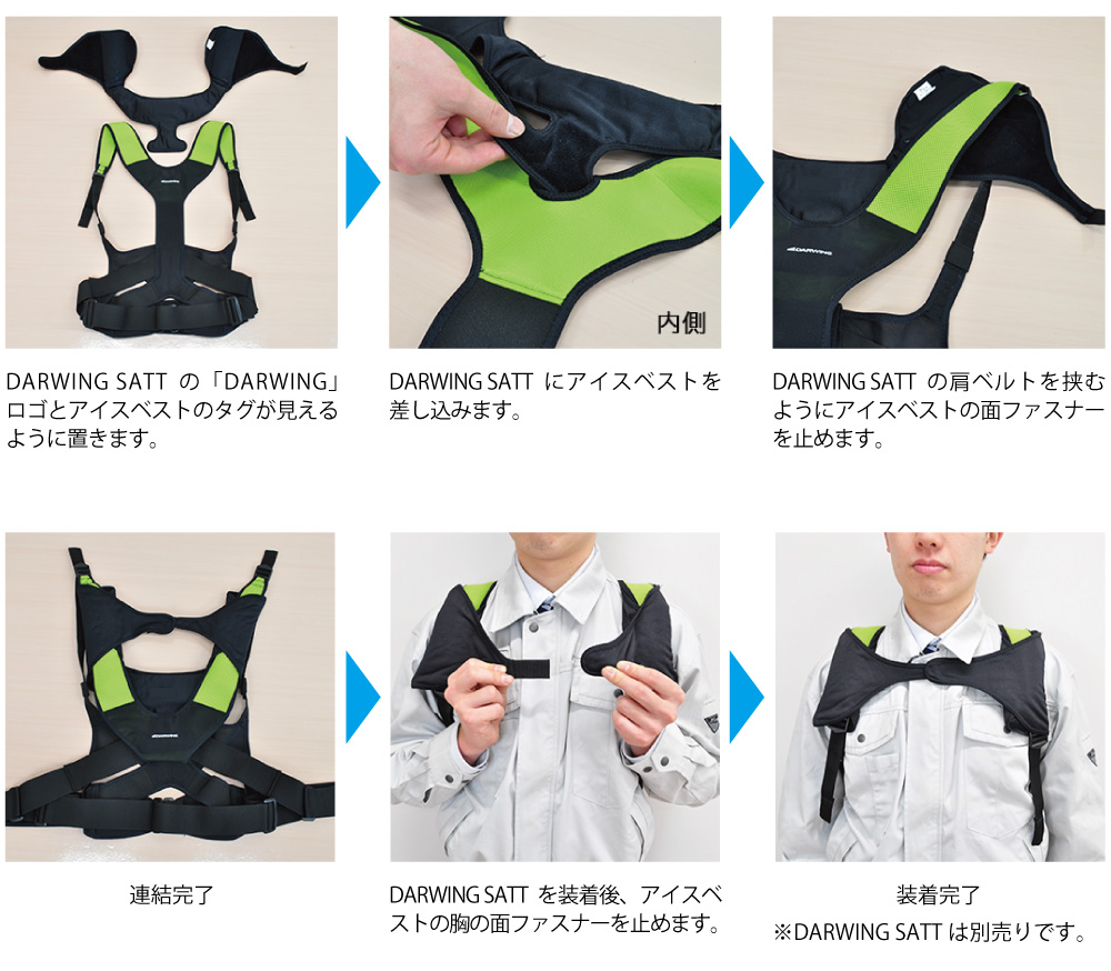 動きやすさを追求した 真夏のベストパートナー アイスベスト